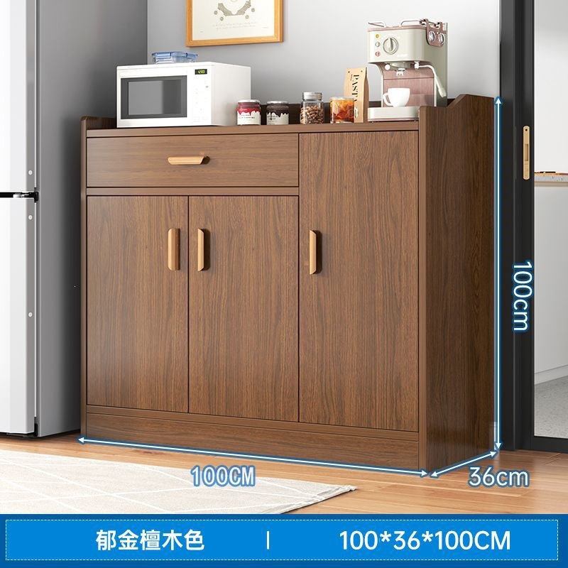 Gabinete de té sala de estar gabinete de comedor artículos domésticos de madera maciza para preparar comidas contra la pared armario de almacenamiento armario de cocina