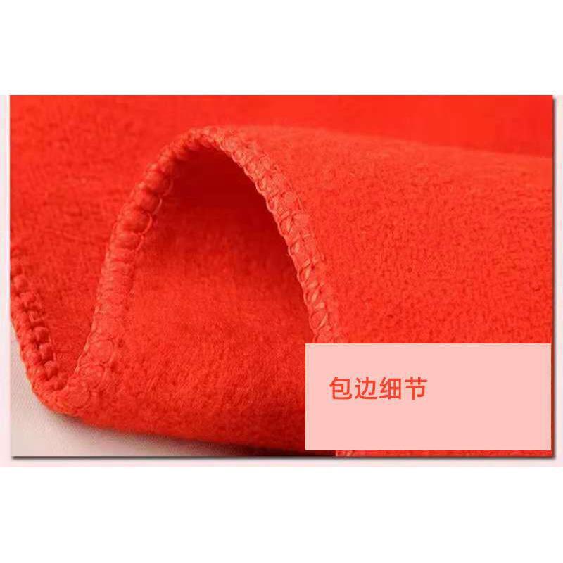 빨간 100 일 반환 선물 수건 생일 연회 한수 큰 레드 웨딩 타월 웨딩 타월 웨딩 카 매달려