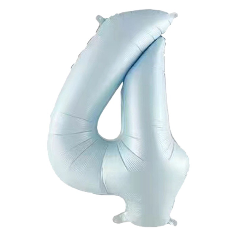 Versión estadounidense transfronteriza de 32 pulgadas de oro fiesta digital de cumpleaños feliz decoración de la escena decoración película de aluminio papel de aluminio globo al por mayor