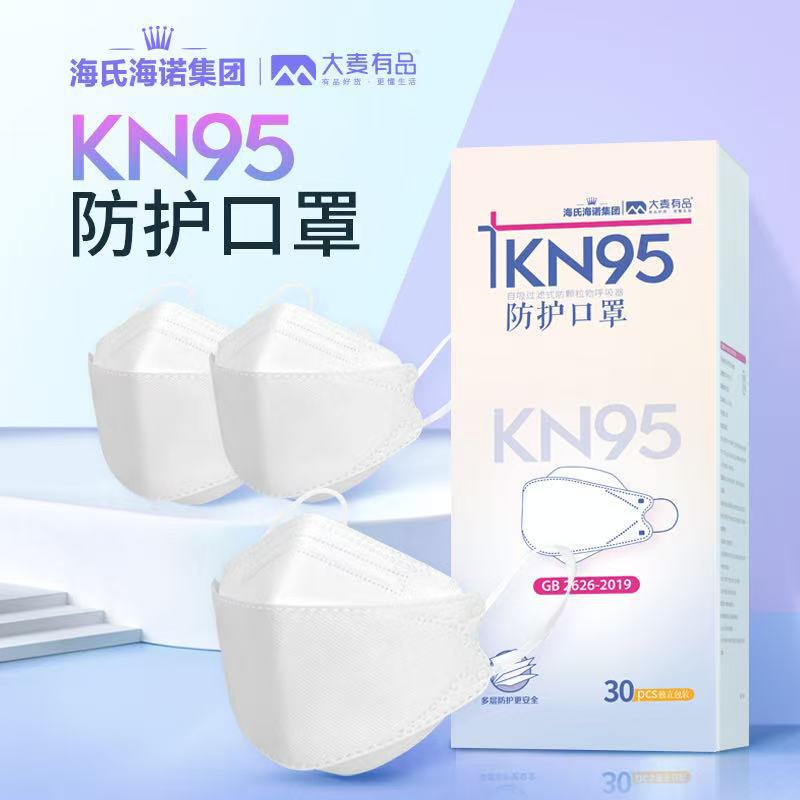 海氏海诺医用外科口罩夏季薄款清凉玻尿酸N95鱼嘴型防护儿童口罩|undefined