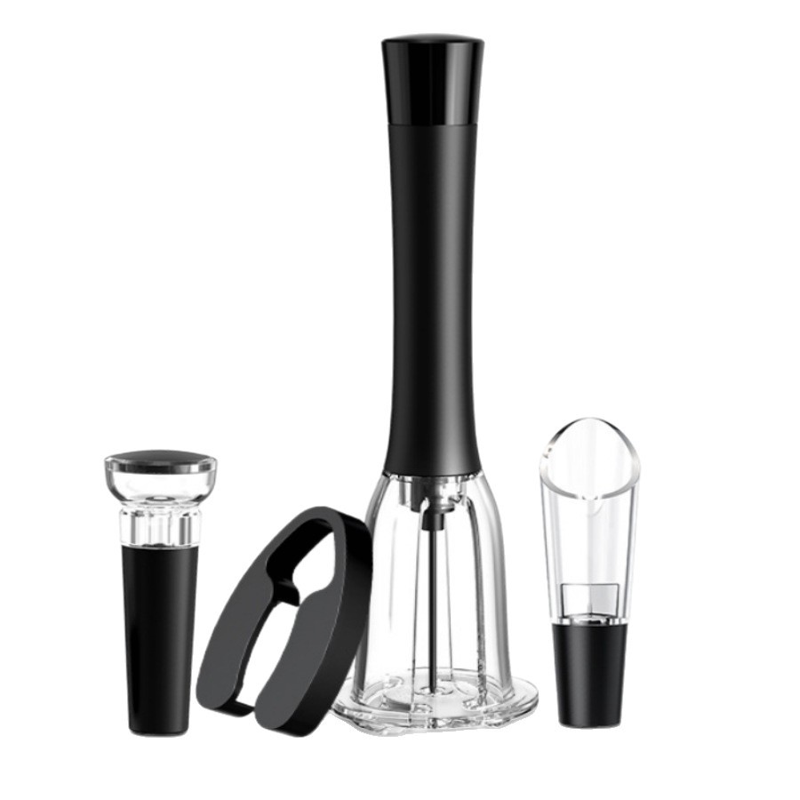 Juego de abridores de botellas creativos en stock de fábrica, abridor de vino a presión de aire transfronterizo, juego de herramientas para vino, juego de tapones para vino, caja de regalo image 7
