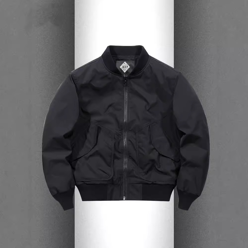봄과 가을 남자 폭격기 재킷 코트 남자 미국 캐주얼 작업복 군사 느슨한 유행 브랜드 야구 칼라 탑