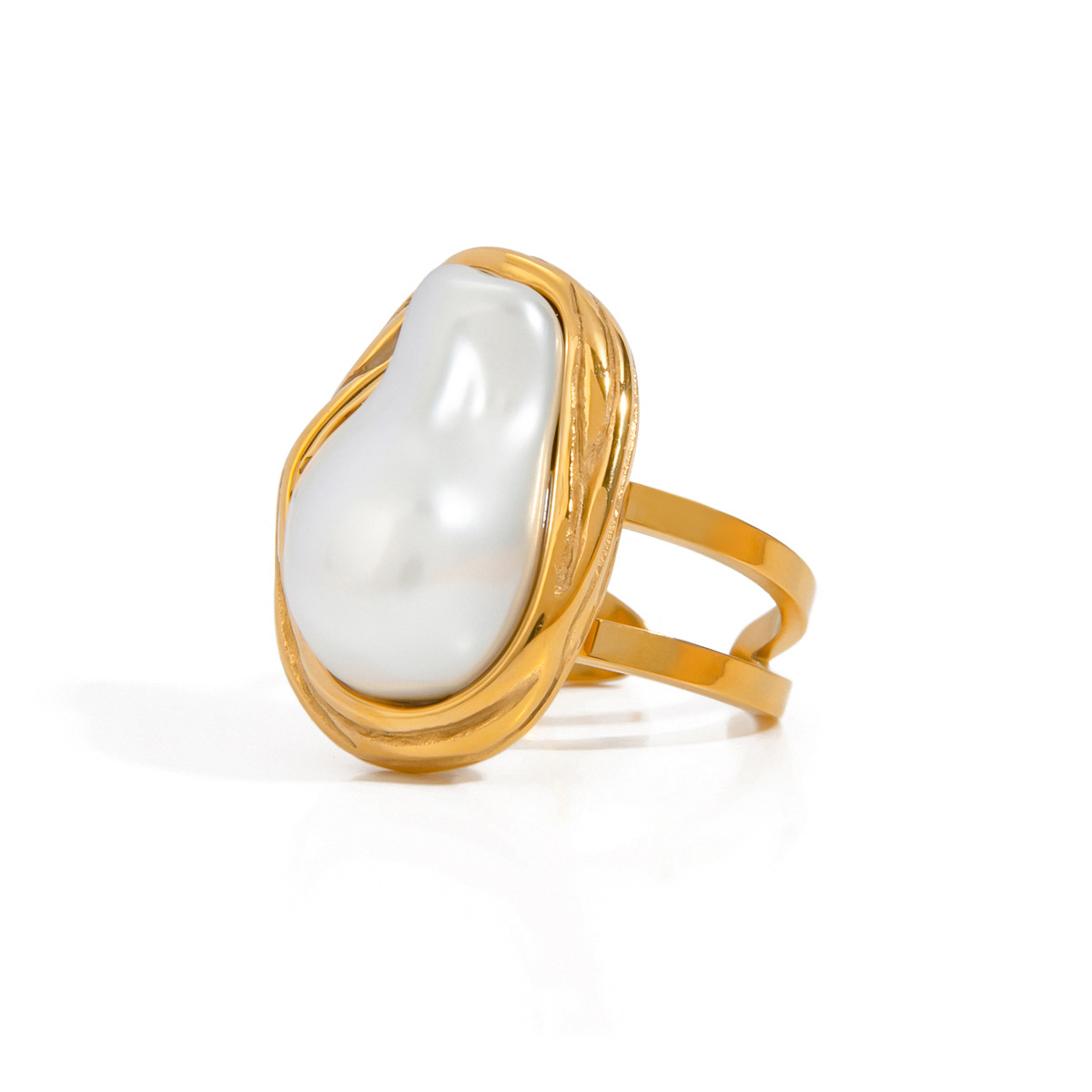 One size elegant retro fashionable sophisticated ring stainless…