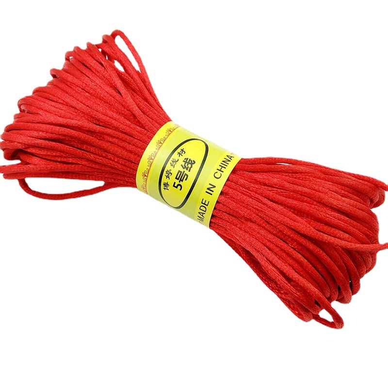 2.5mm5 line 20 m diy hand-woven red rope bracelet Chinese knot material accessories spot supply