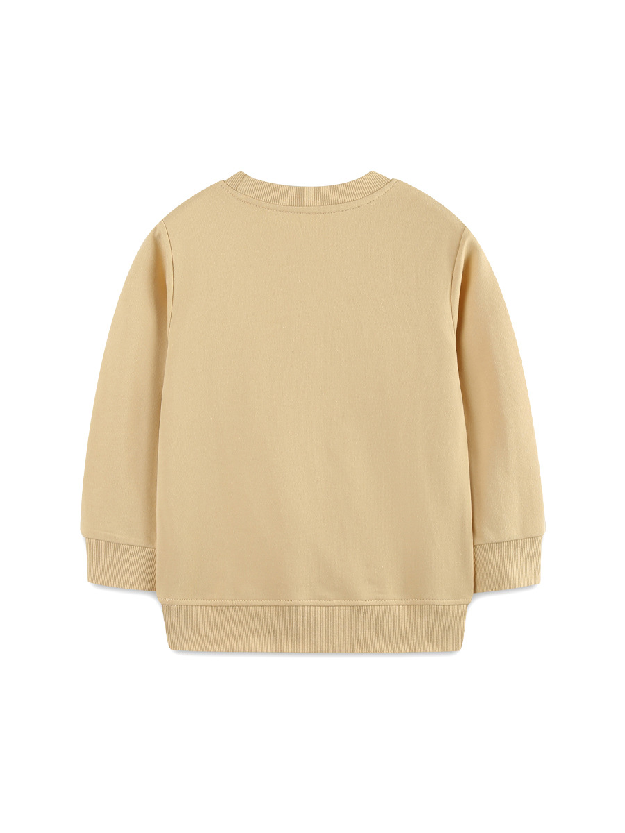 Suéter para niños de origen transfronterizo Moda europea y americana Bordado de coche Suéter para niños Suéter de algodón de punto con cuello redondo