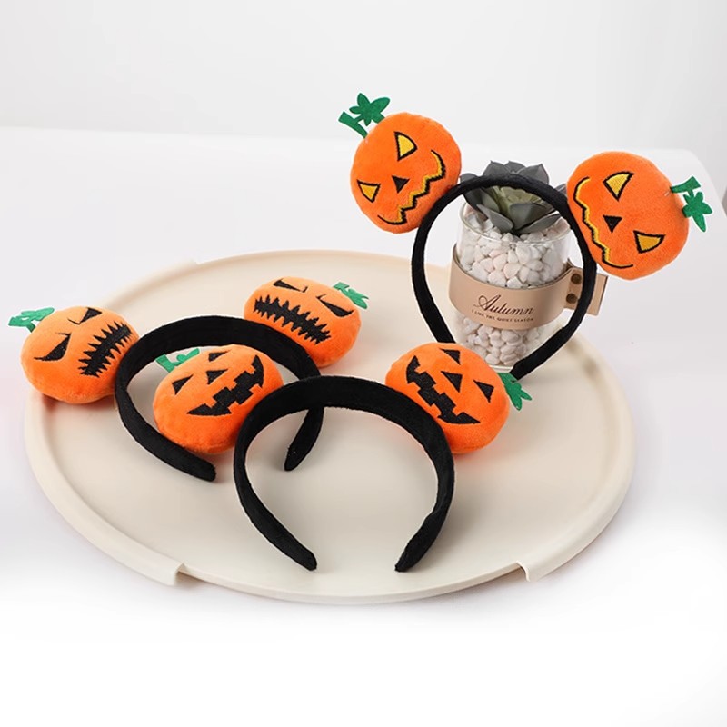 Hair Band Hair Accessories Type 1 Piece Quantity Halloween Retro IG Style Unisex Pumpkin Hair Band