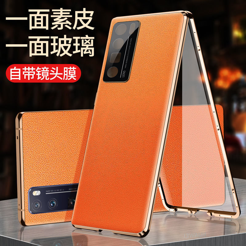 Women's nova7Pro Phone Case for Huawei Nova7 Double-sided Full Covering Lens Drop-resistant Magnetic nova7se Case