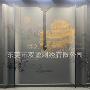 Internet Celebre Cross-border North American Shopping Mall Hard Bag European-style Relief Carved Special-shaped Embroidery Mural Background Special-shaped Wall Art