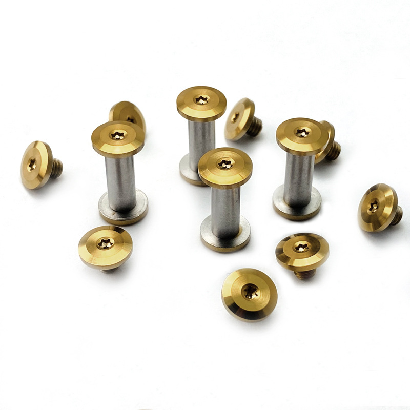 T8梅花釘 刀柄製作螺絲配件 緊固件螺 對鎖扣梅花螺絲折刀主軸釘