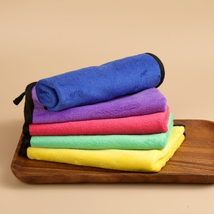 New Car Wash Towel Double Thickened Surface Absorbent Car Wipe Towel Coral Velvet Car Wipe Towel Quick Drying Car Cleaning Car Wash Towel