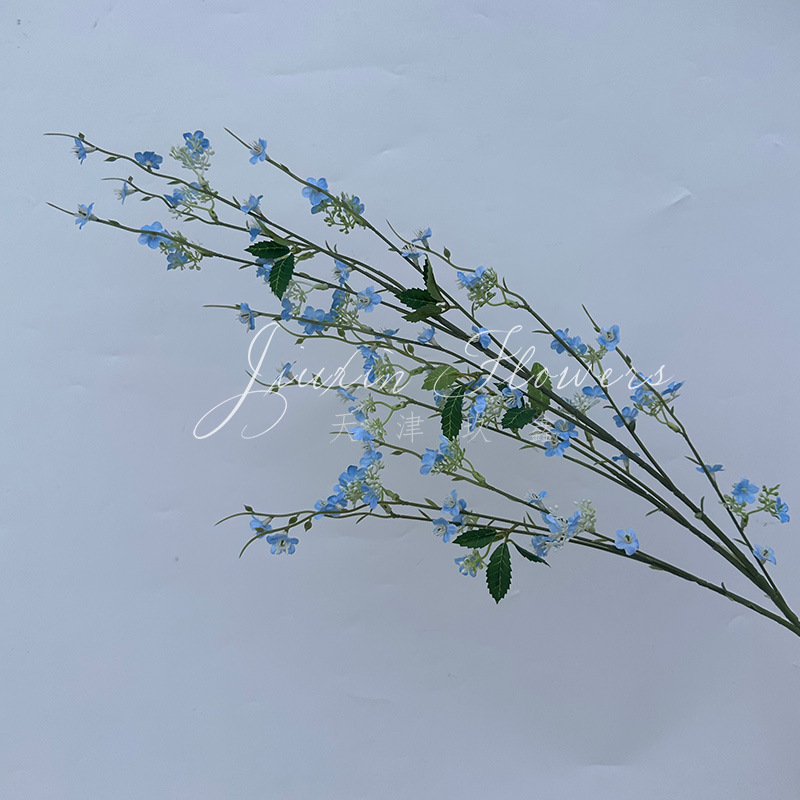파란색