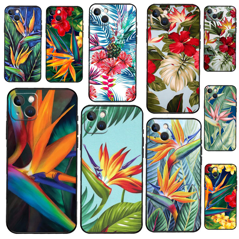 Tropical Paradise Hawaiian Bird Case Apple Phone Case 13 11 12 14 15 Pro Max XR