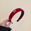 Advanced sponge headband for face washing, demi-season hair accessory, high-quality style, South Korea, simple and elegant design, wholesale