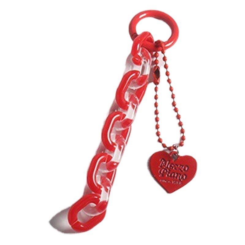 Cadena colgante DIY acrílico hecho a mano cadena airpods funda protectora colgante bolsa teléfono móvil cadena