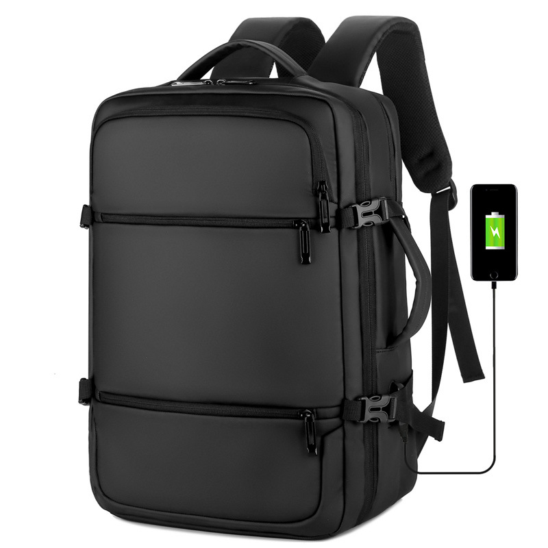 Mochila de negocios transfronterizos transfronterizos para hombres Mochila de viaje al aire libre multifuncional de gran capacidad Mochila de película USB