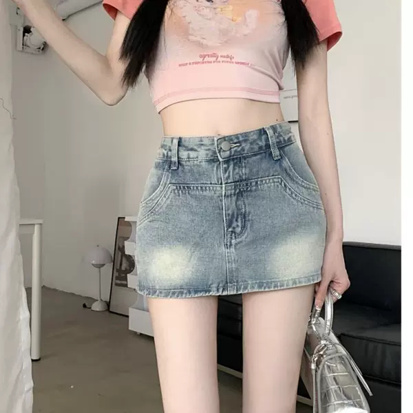 9976# light blue (please take one size up) (non-elastic/culottes)