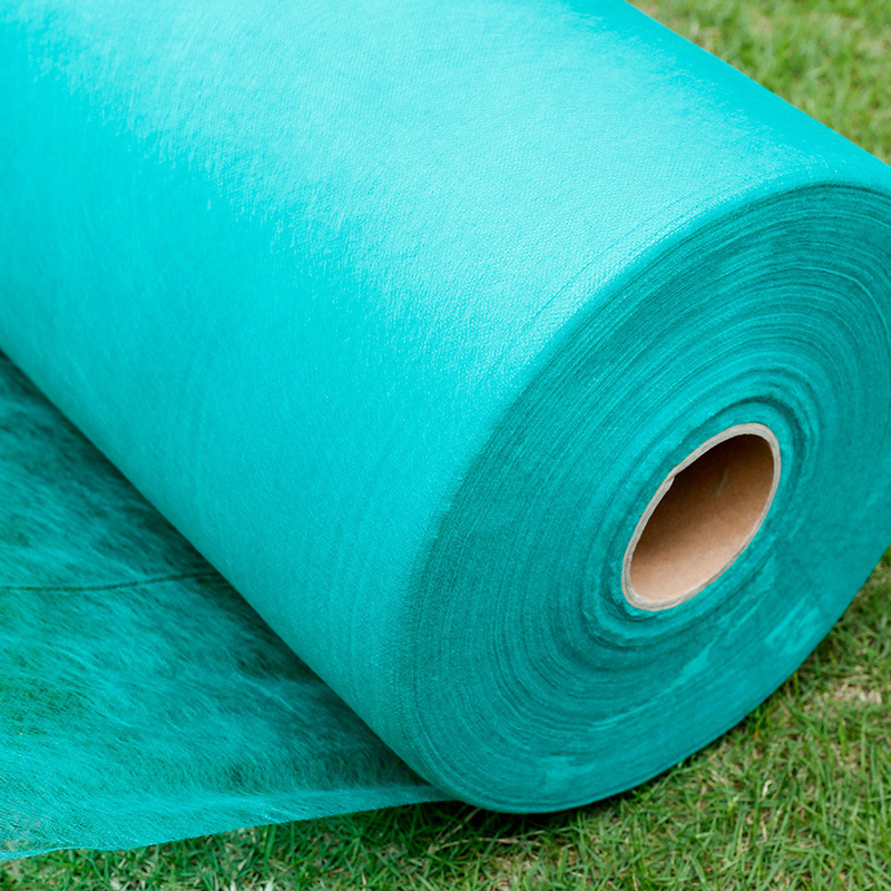 草坪绿化护坡育苗公路绿色防尘无纺布绿网裸土覆盖盖土草籽面料