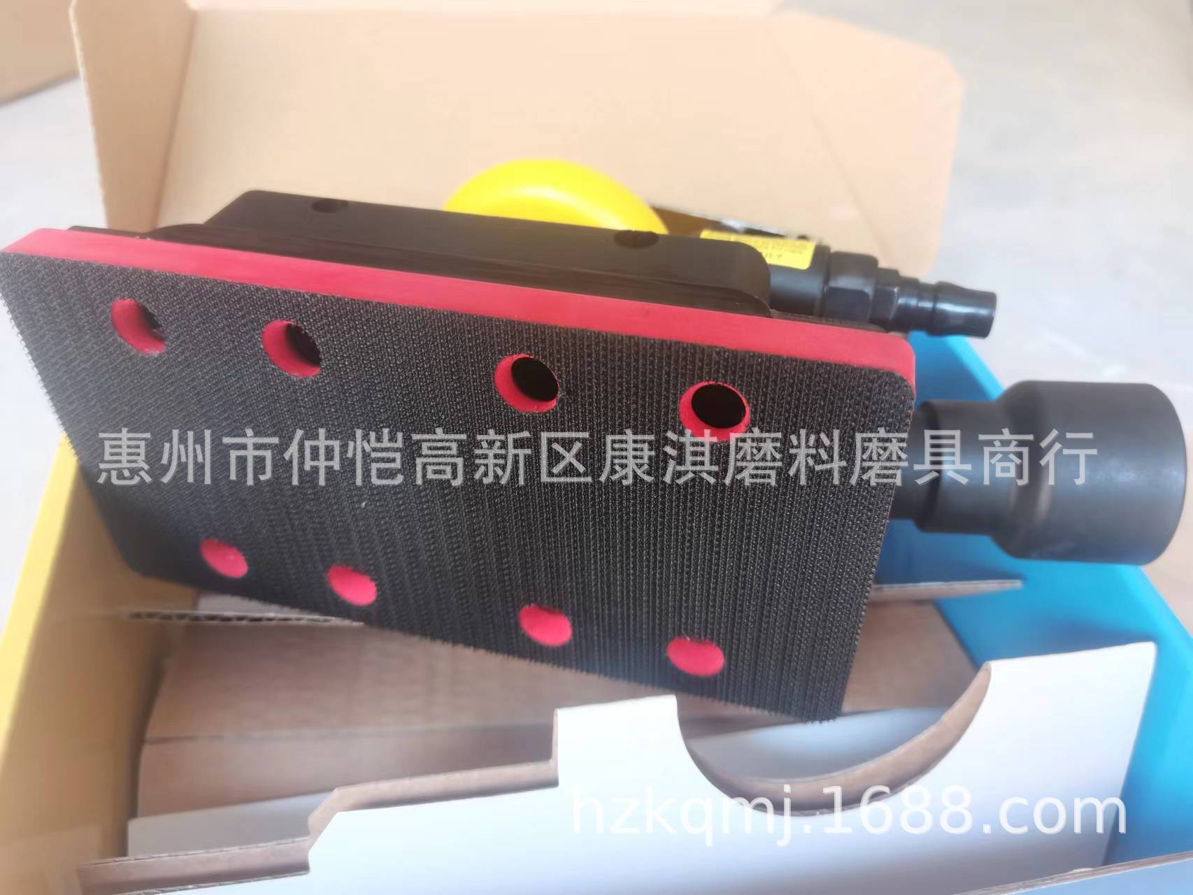 方形90*180工业级大马力吸尘气动打磨机磨光机砂纸机震动抛光机