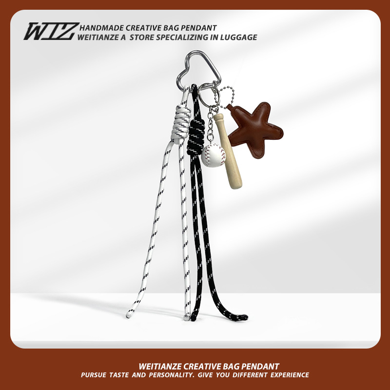 Muñeca de oso de peluche lindo de dibujos animados colgante de muñeca de color café de alta calidad mochila escolar cadena de cuentas hebilla de llave