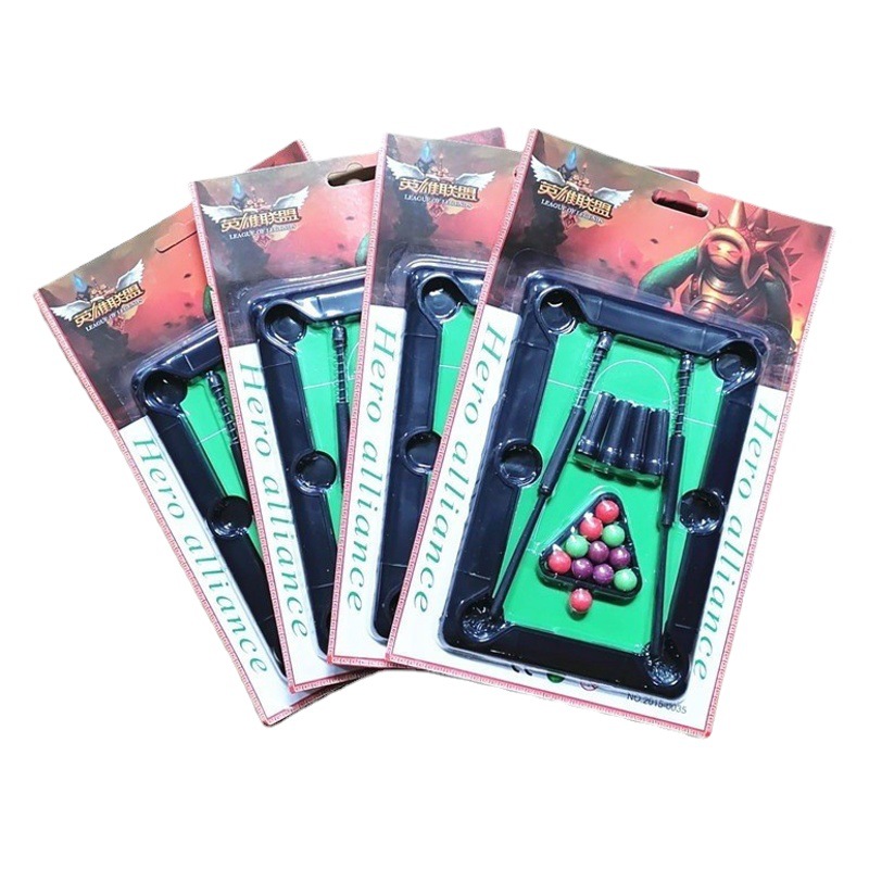 Juguete directo de fábrica billar de simulación infantil mesa de billar juguete juego de escritorio juguete infantil Tarjeta de papel de juguete