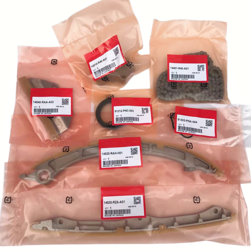 14401-R40-A01 Suitable for Acura TSX Honda CRV Civic Accord Engine Timing Chain Kit 7 Pieces