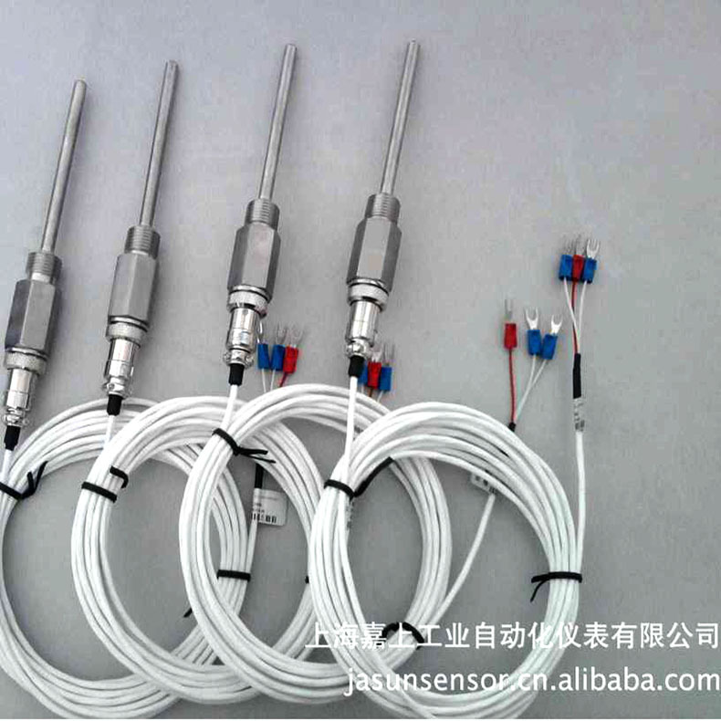 供应快插式航空接头式温度传感器，热电阻，PT100