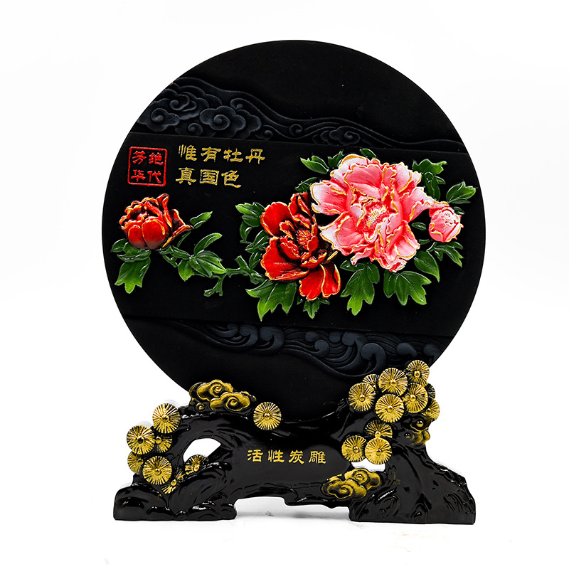 218mm 모란-레드 (파인 스탠드)