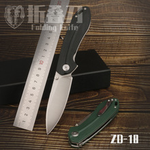 G10折刀户外折叠刀高硬度D2户外刀野外求生刀跨境热销折叠刀批发