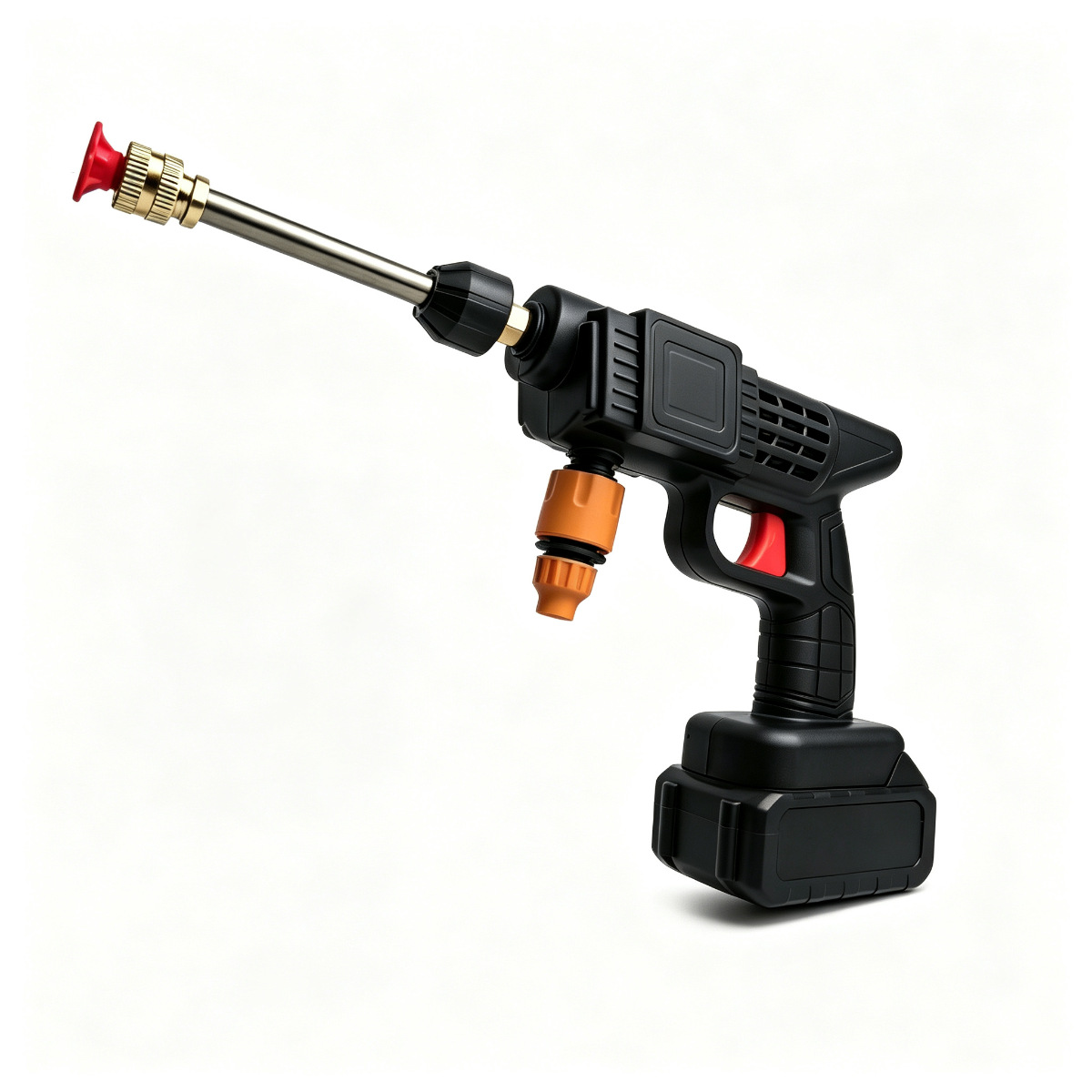 Cross-Border Wireless Lithium Battery High-Pressure Water Gun for Home Use, Portable Car Washing Machine with Supercharged Lithium Battery for Car and Floor Cleaning with Super Strong Pressure