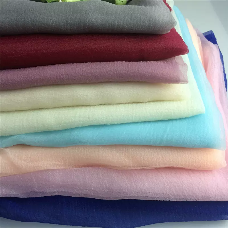 现货优质加密泡泡纱面料  气泡欧根纱布料 蓬蓬裙 手感硬挺略粗糙