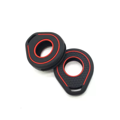 For Harley Motorcycle X48 Key Case Glide Street Protective Case Thunder 1200 Indian Induction Silicone Case (Static Rod/Key Bag) - black-red-line