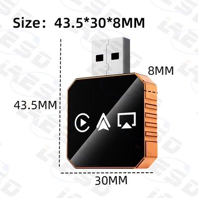 Reverse Control Carplay Box, Simsiz CarPlay və Android Auto