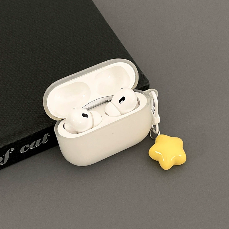 Чехол для наушников Apple совместимый, матовый белый защитный корпус для AirPods 1/2/3/4/Pro/Pro2