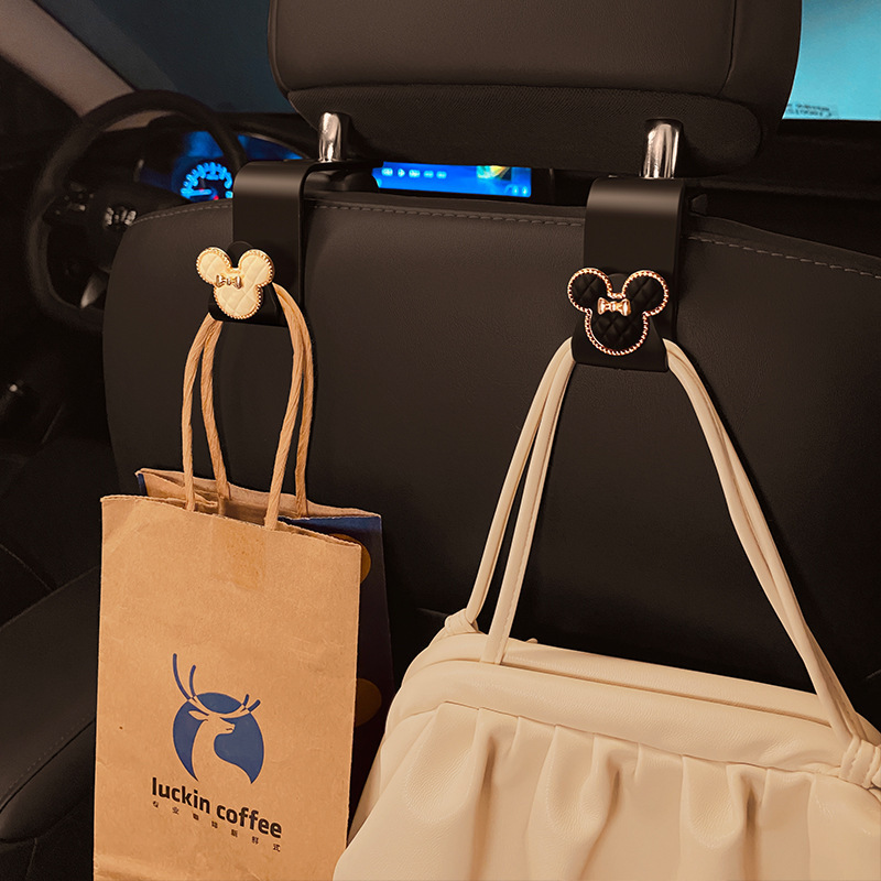 Gancho para coche Gancho para la parte posterior del asiento con gancho para el asiento trasero