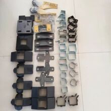 机器人防护栏配件全套仓库车间隔离网卡扣围栏管镀锌连接件