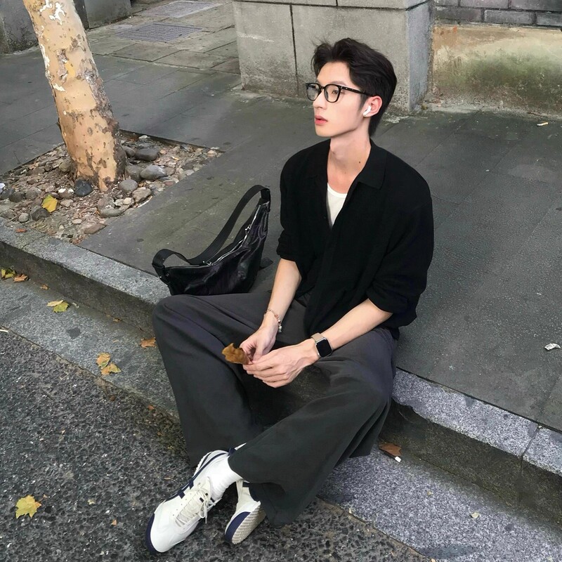 Classic Solid Color Heavy Knit Sweater for Men, New Spring and Autumn Versatile Casual Business Cardigan Jacket Trendy Classic Solid Color Heavy Knit Sweater for Men, New Spring and Autumn Versatile Casual Business Cardigan Jacket Trendy