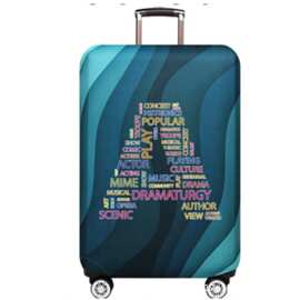 商品图片 时尚行李箱保护套，专为旅行箱保护套、弹性