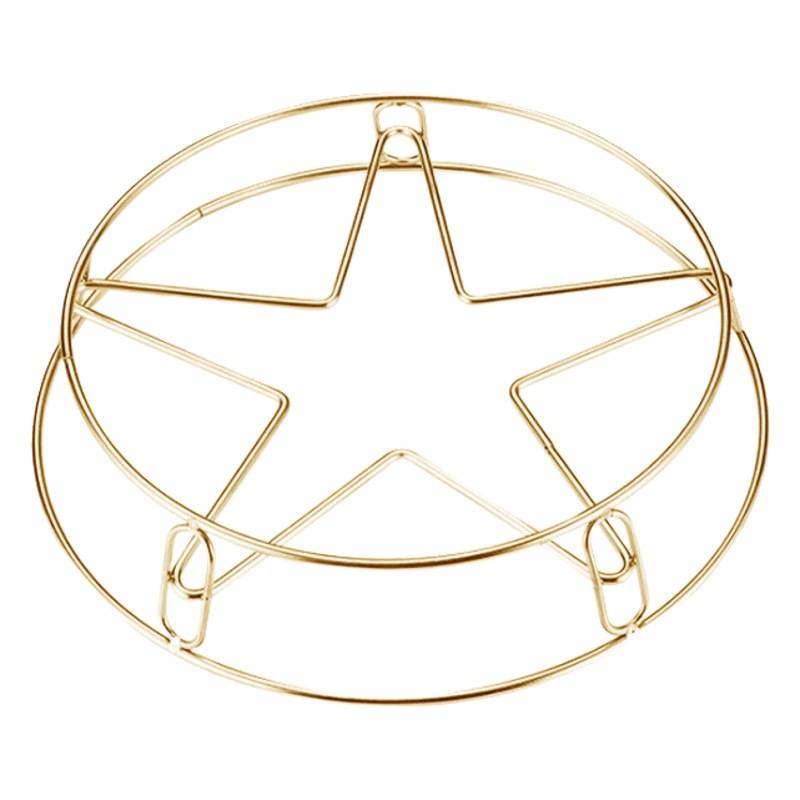 Estante de olla de acero inoxidable hogar multifuncional estrella de cinco puntas estante de vapor estante de olla herramientas de cocina almohadilla de aislamiento térmico estante de almacenamiento al por mayor