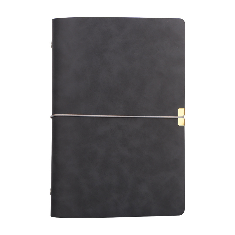 A6 cuaderno de cuaderno de correa retrógrada personalizado de alto valor visual simple cuaderno de mano a5 carpeta extraíble logotipo imprimible image 6