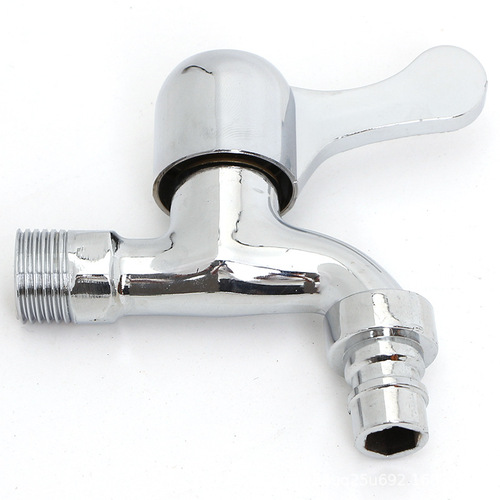 Wholesale engineering payment washing machine tap mop pool fast open tap balcony 4/6 fast open tap