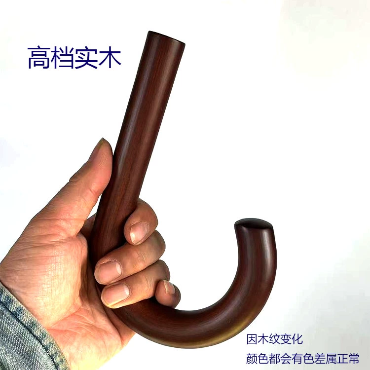 Umbrella, accessories from natural wood, handle