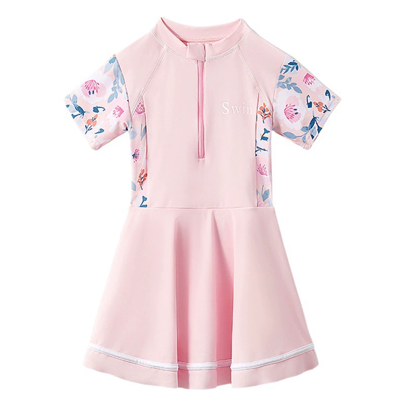 Детский купальник, новый летний маленький, средний и большой детский повседневный купальник для девочек, купальник для водных видов спорта, студенческое оборудование для плавания