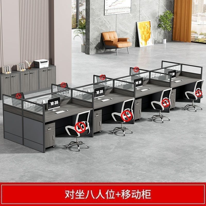 Fábrica directa mesa y silla de oficina personal mesa de oficina mesa de oficina doble pantalla de partición