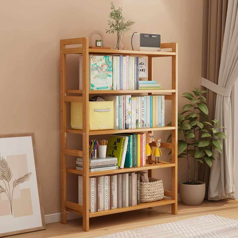 Книжная полка Стеллаж для хранения Напольная детская многослойная стена Простой стол для спальни Боковая маленькая книжная полка Стойка для журналов в гостиной