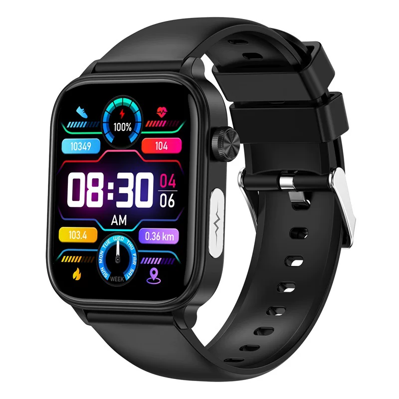 2024 New ET570 Smart Watch ECG ECG Bluetooth Call AMOLED Micrological Emotional Function