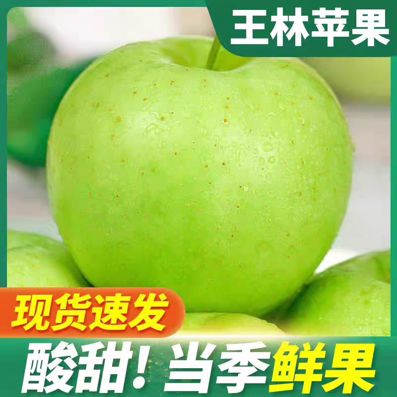 Authentic Fresh Wanglin Apples 2.5kg Seasonal Freshly Picked Crispy Sweet Freckled Green Apples Aomori Fruit for Pregnant Women Free Shipping
