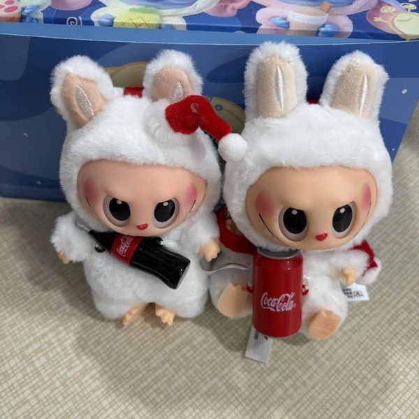 工厂批发泡泡玛特三代拉布布l可乐款POPMART系列坐坐派对潮玩搪胶|undefined