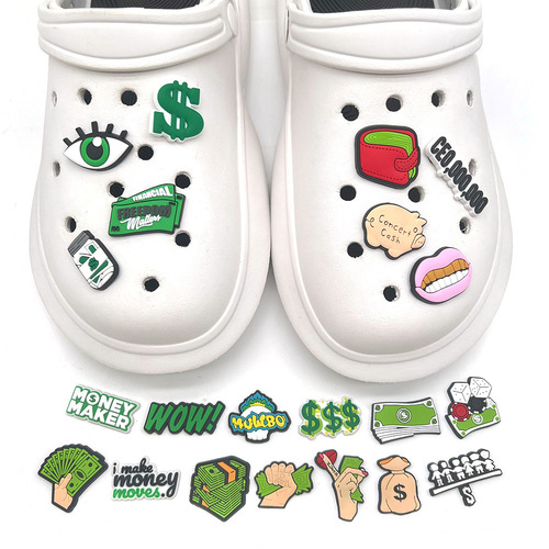 21 dollar shoe flower cartoon clog shoe buckle can be used for garden shoes and shoe decorative accessories bracelet decorative buckle
