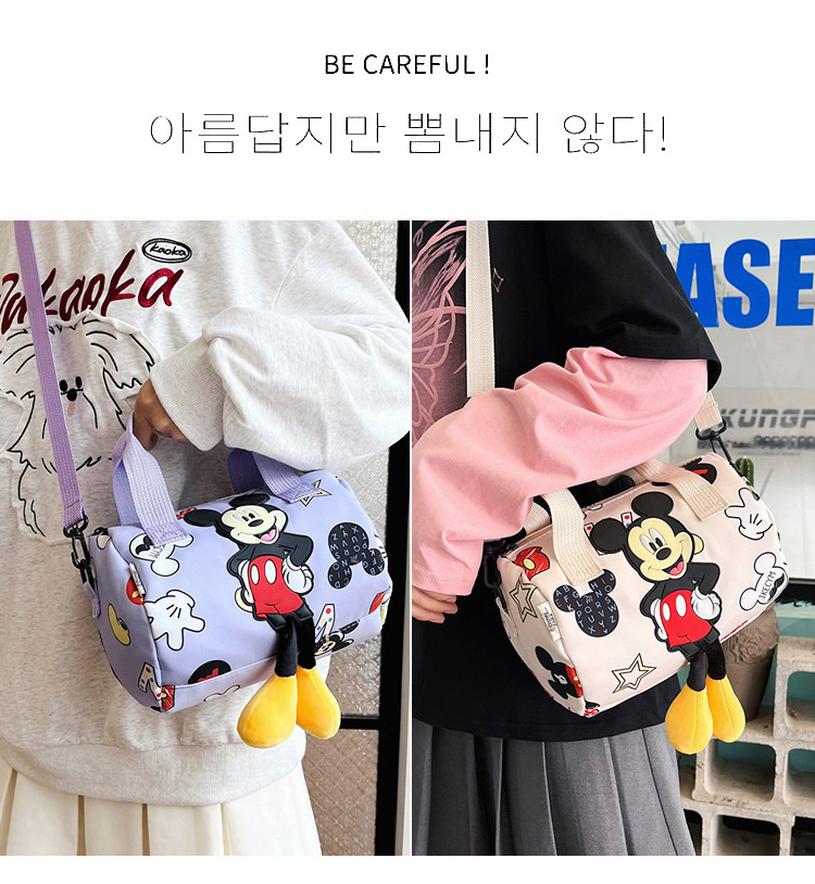 In 2024, the best-selling children's bags will feature cute Mickey Mouse-patterned bowling bags for girls, casual hand-held shoulder bags, and a unique style undefined