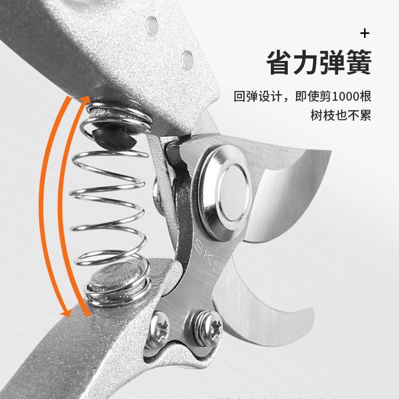 不锈钢树枝修枝剪采摘水果花木剪园林果树花卉枝嫁接园艺剪刀工具|undefined